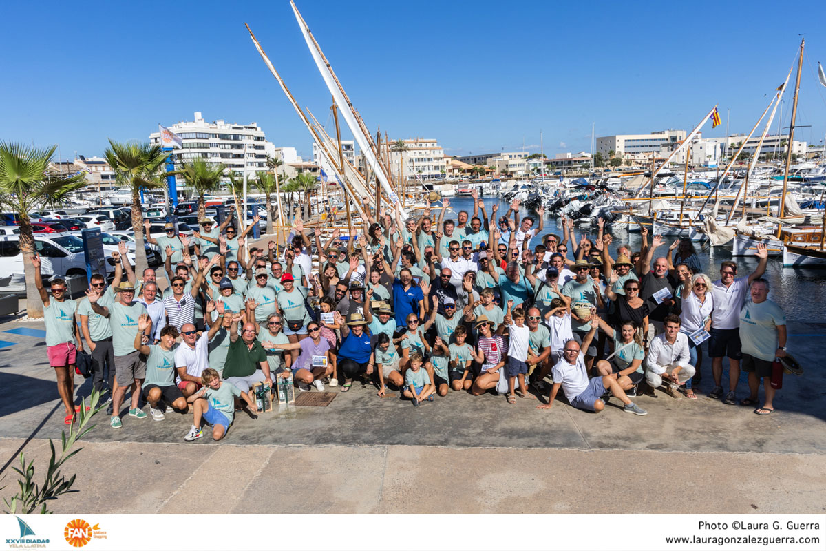 Este domingo, 15 de septiembre, se ha coronado a las tripulaciones ganadoras de la Diada de Vela Lla