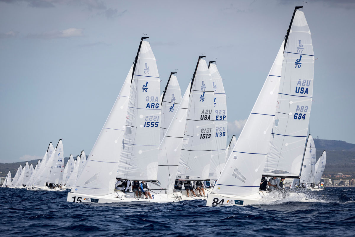 actualidad náutica, noticias náuticas, clase j70, j70, bahía de palma, campeonato del mundo, mundial