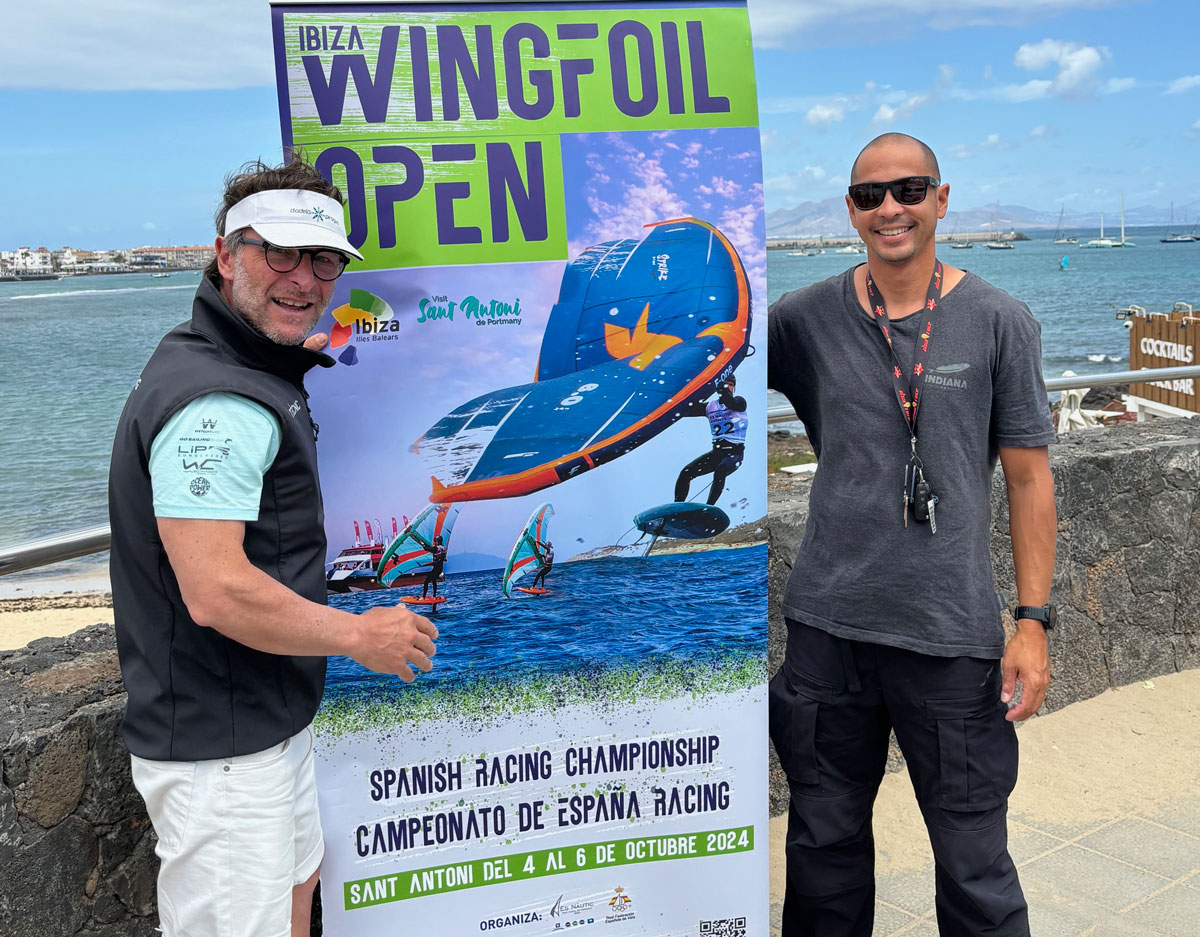 El Ibiza Wingfoil Open Campeonato de España de Racing alcanza el tope de inscripciones