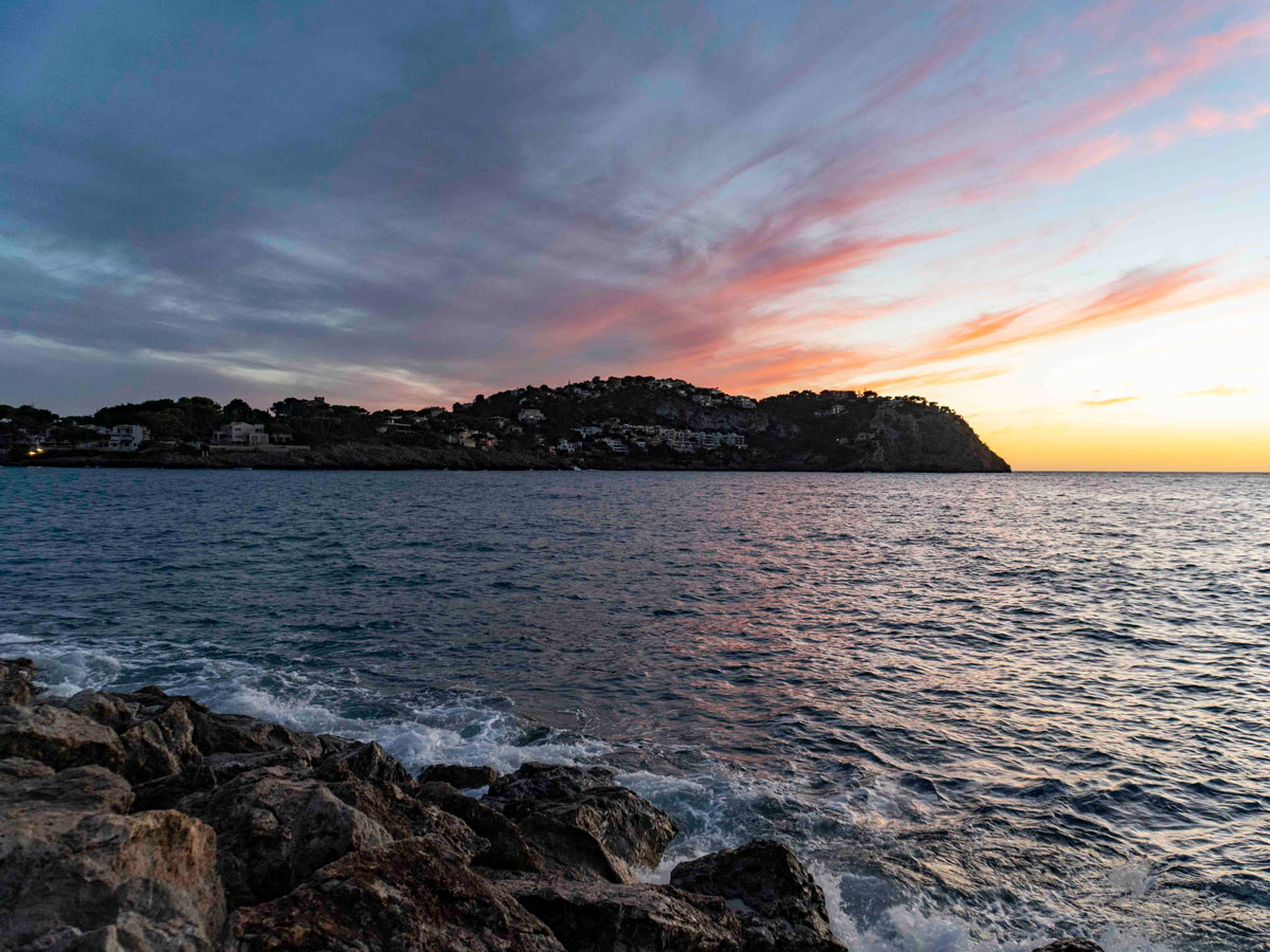 La playa de Sant Elm se despide del verde