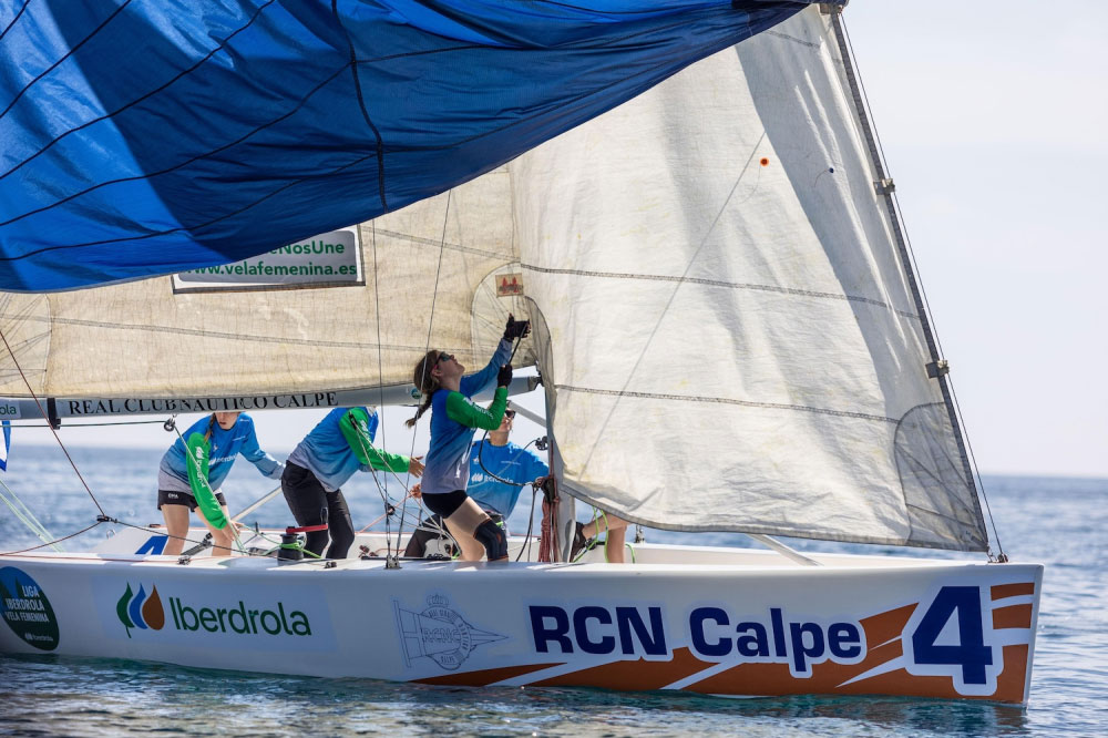 Las chicas del Club Nàutic S’Arenal se juegan la Liga Iberdrola de Vela Femenina