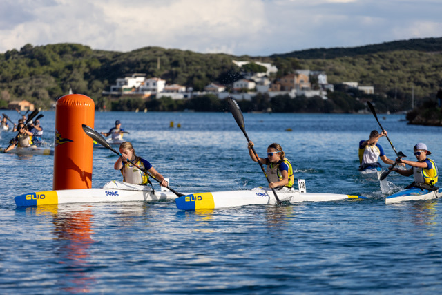 Un centenar de piragüistas compiten en la 2ª Copa Consell Insular Menorca y el Trofeo San Silvestre