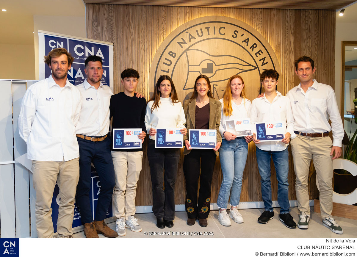 El Club Nàutic S’Arenal homenajea a sus  regatistas en la Nit de la Vela 