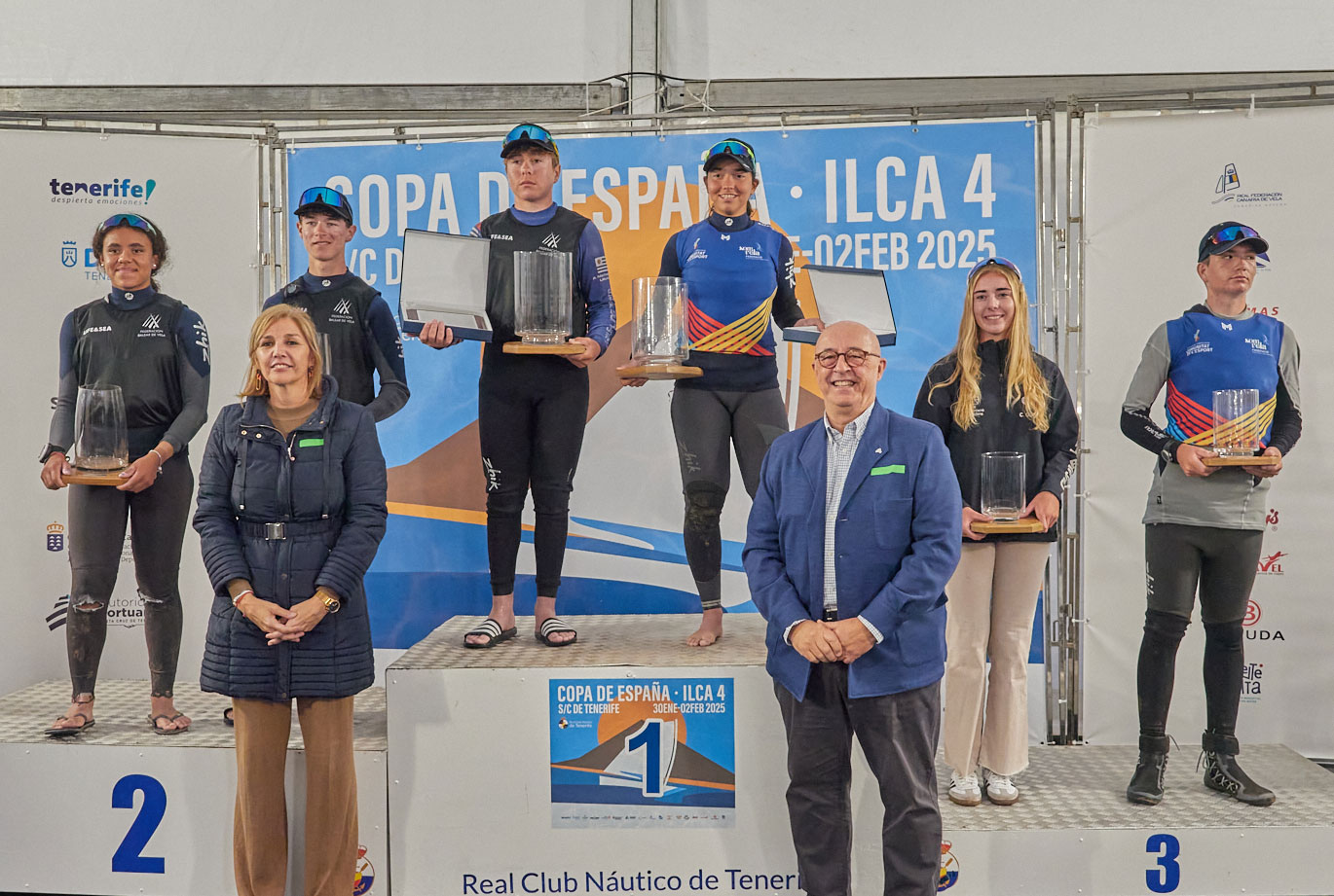 The sailor from the Royal Nautical Club of Palma, Nikko Palou, champion of Spain in ILCA 4