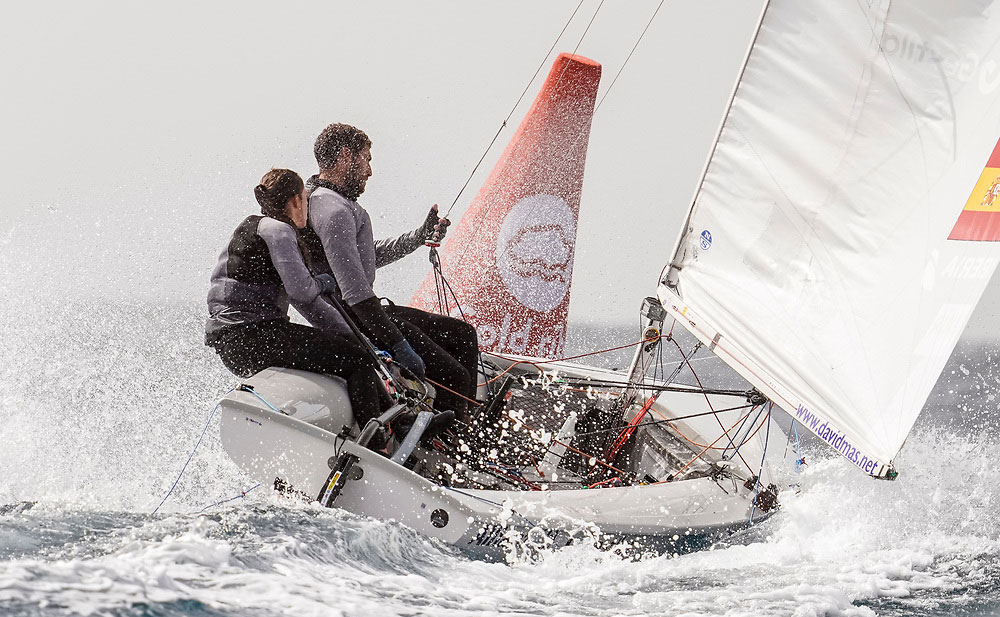 Lanzarote, the first event for Balearic pre-Olympic sailors