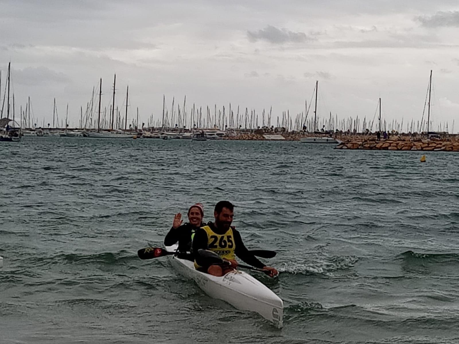 Gran éxito de los palistas baleares en la 1ª Copa de España de Kayak de Mar