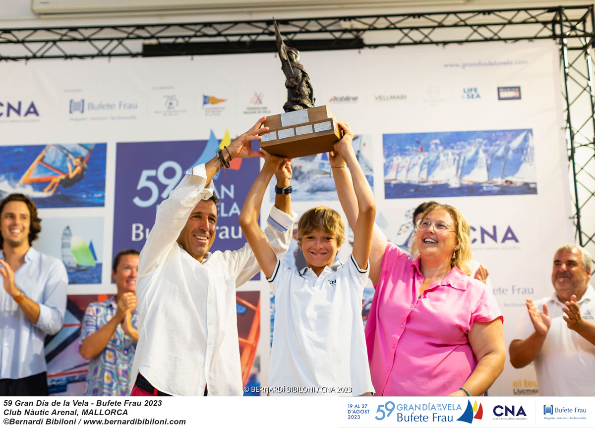 Lucas Montoya (CNA), ganador absoluto del 59º Gran Día de la Vela - Bufete Frau