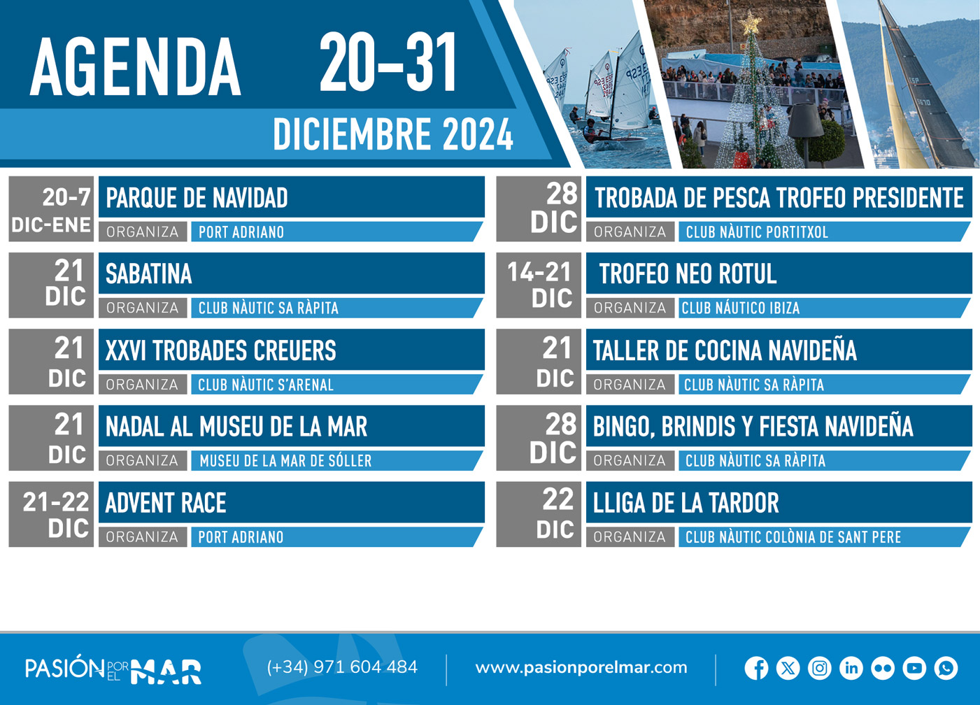 noticias náuticas, actualidad náutica, agenda, eventos náuticos, pesca, regata, vela, piragua, wingf