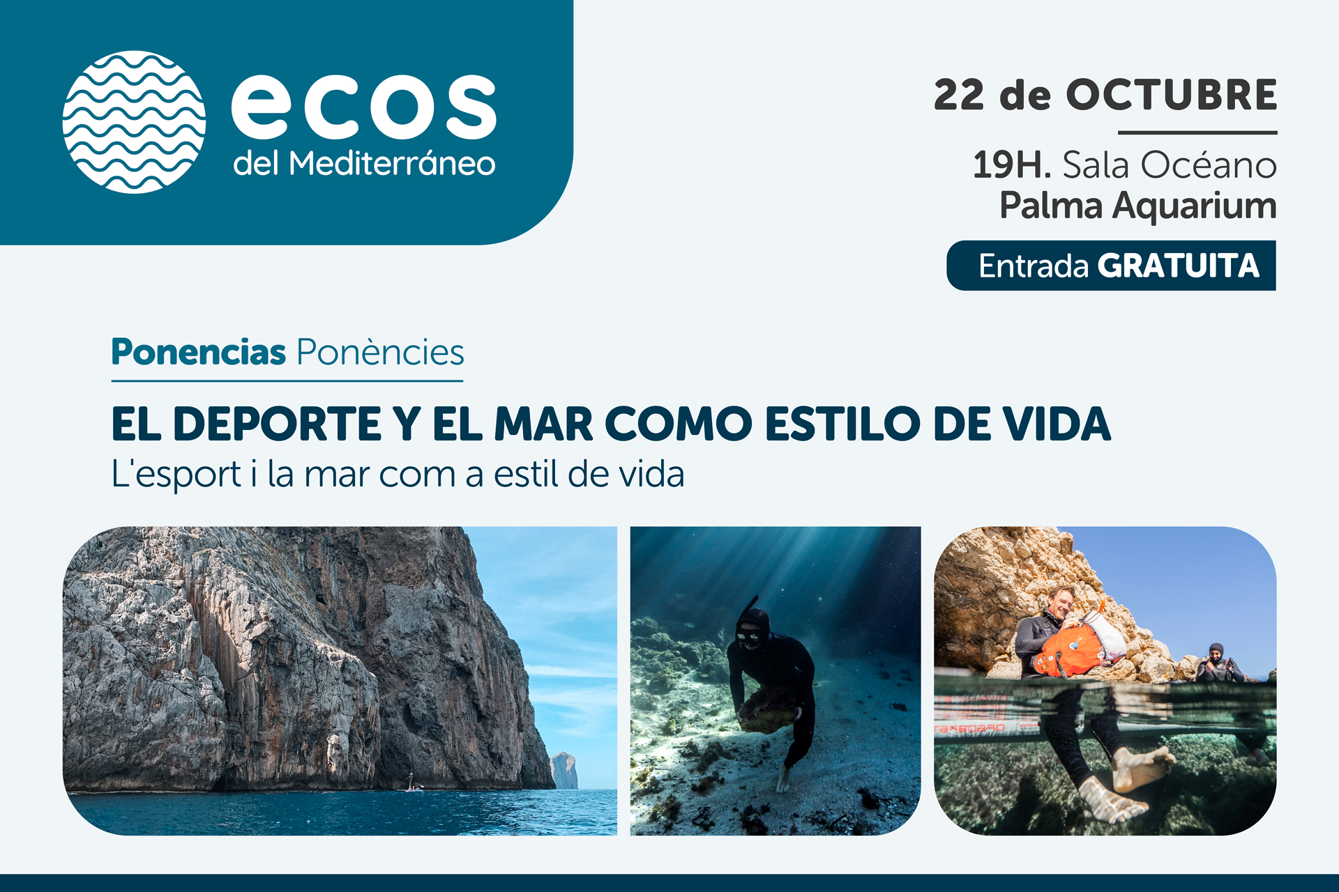 Ecos del Mediterráneo returns: The marine talks driven by the Palma Aquarium Foundation