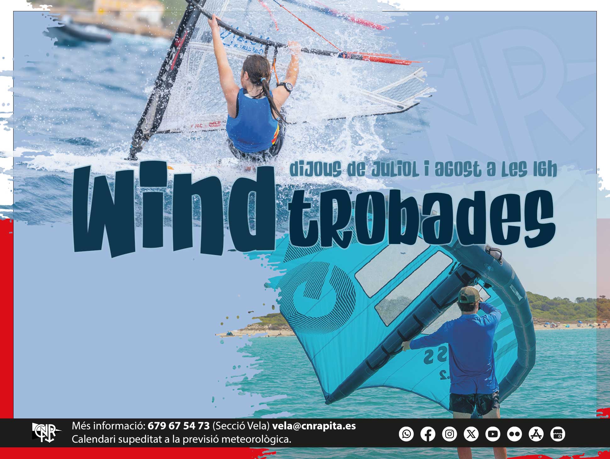 El Club Nàutic Sa Ràpita estrena el 11 de julio las “Wind Trobades”