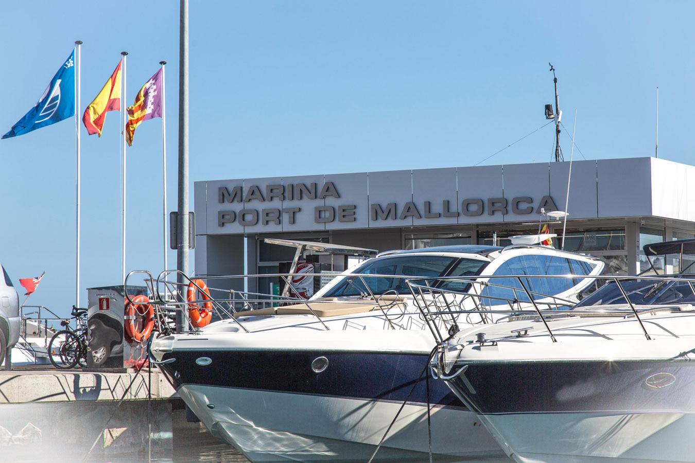 Embarcaciones con Bandera Azul en Marina Port de Mallorca