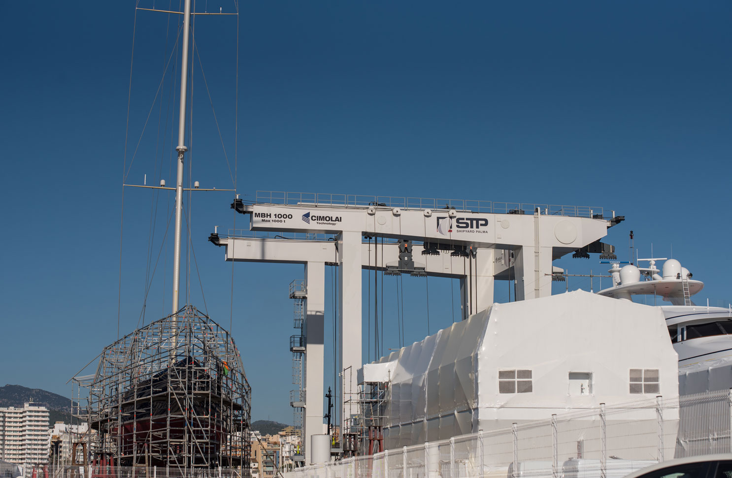 APB prorroga a STP el uso del varadero de Palma y añade más de 56 mil m2 de área técnica