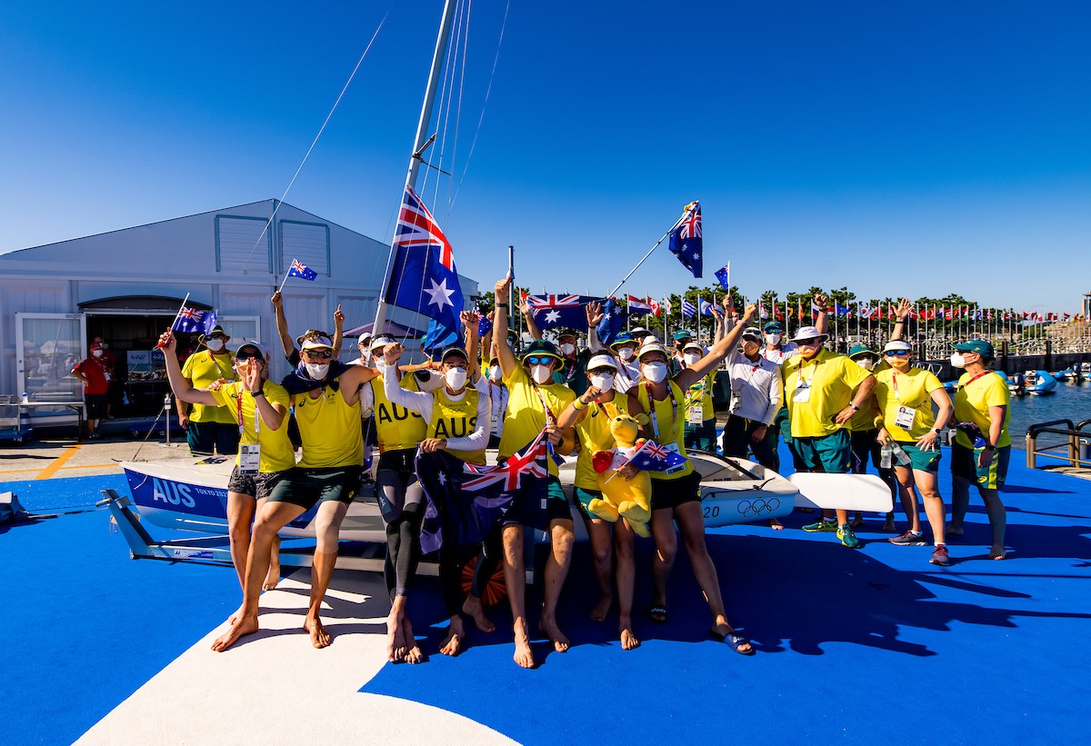 World Sailing Awards 2021, World Sailing, Australia, equipo australiano