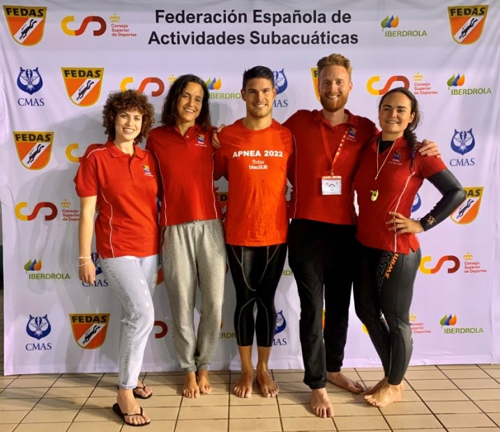 Juanan Servera se cuelga dos medallas en el Campeonato de España de Apnea Indoor