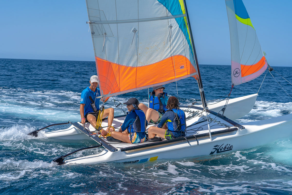 A summer learning to sail at Club Nàutic Sa Ràpita