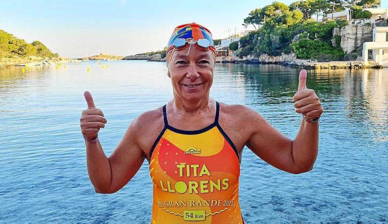 La nadadora menorquina Tita Llorens conquista 'El Gran Rande'